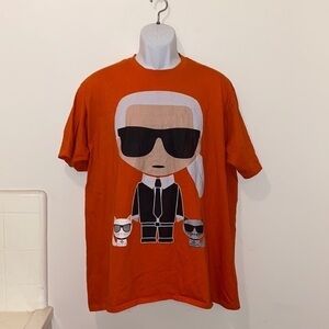 *RARE* Unisex Iconic Karl Lagerfeld/South Park Cartoon Graphic Tee